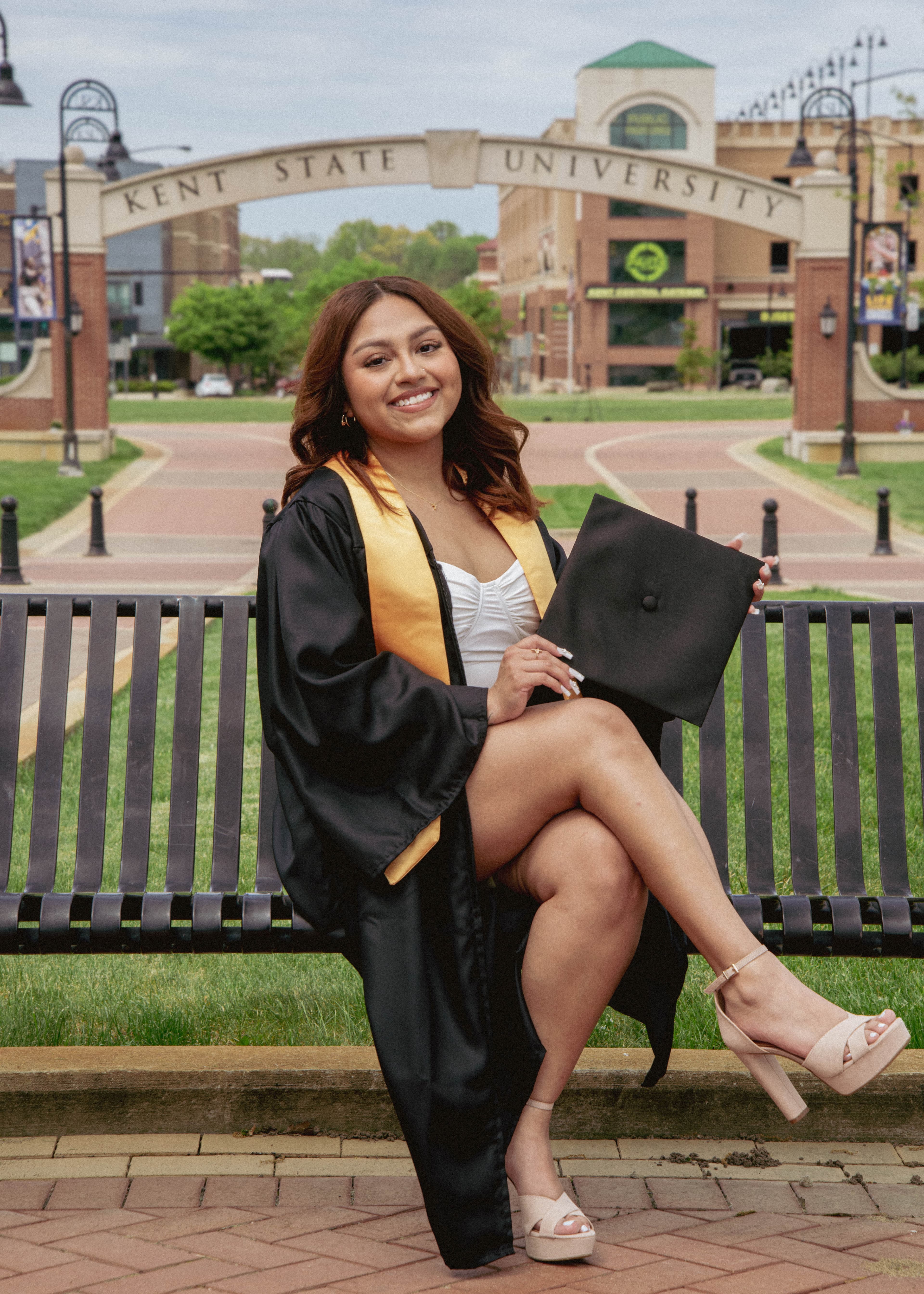Graduation day portrait session